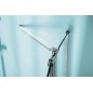 Polysan Zoom Line - Paroi de douche 800 mm, aluminium/verre clair ZL3280