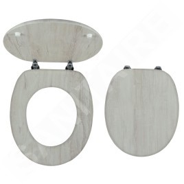 Novaservis Prestige - Siège de toilette, MDF, placage WC/DUBVELVET