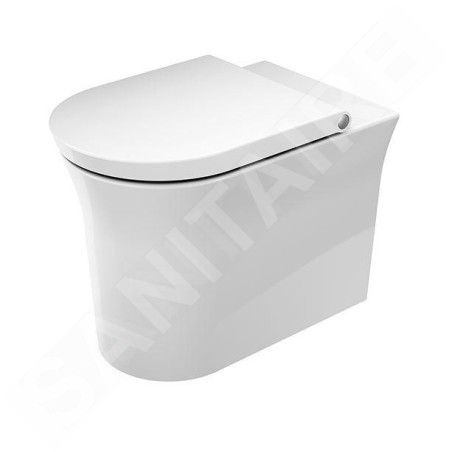 Duravit White Tulip - WC à poser, sortie arrière, Rimless, blanc 2001090000