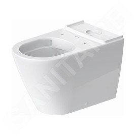 Duravit D-Neo - WC à poser avec réservoir, évacuation Vario, Rimless, HygieneGlaze, blanc 2002092000