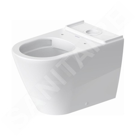 Duravit D-Neo - WC à poser avec réservoir, évacuation Vario, Rimless, HygieneGlaze, blanc 2002092000