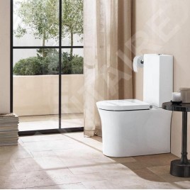 Duravit White Tulip - WC à poser avec réservoir, évacuation Vario, Rimless, blanc 2197090000