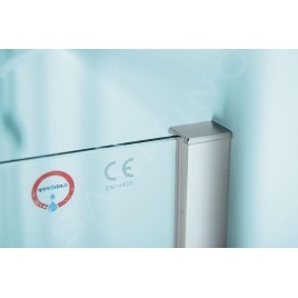 Polysan Zoom Line - Paroi de douche 900 mm, aluminium/verre clair ZL3290