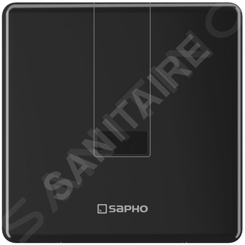 Sapho Accessoires - Plaque de déclenchement d'urinoir à capteur, 6V, 4xAA, noir PS006B Sapho Accessoires - Plaque de déclenchement d'urinoir à capteur, 6V, 4xAA, noir PS006B