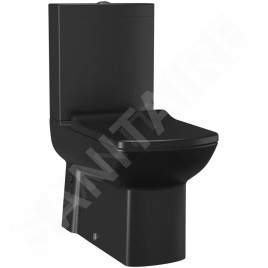 Sapho Lara - Abattant WC, duroplast, SoftClose, noir mat KC1603.01