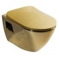 Sapho Paula - Abattant WC Slim, duroplast, SoftClose, doré KC0903