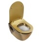 Sapho Paula - Abattant WC Slim, duroplast, SoftClose, doré KC0903