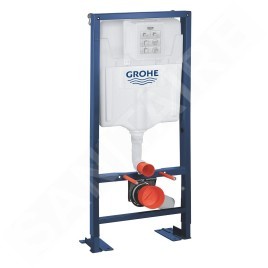 Grohe Solido - Set de bâti-support, cuvette Euro Ceramic et abattant softclose, plaque de déclenchement Arena Cosmopolitan,