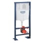 Grohe Solido - Set de bâti-support, cuvette Euro Ceramic et abattant softclose, plaque de déclenchement Arena Cosmopolitan,