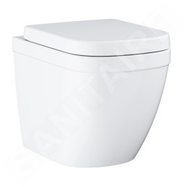 Grohe Euro Ceramic - WC à poser avec abattant softclose, rimless, Triple Vortex, blanc alpin 39839000
