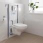 Grohe Solido - Bâti-support, cuvette et abattant Bau Ceramic, softclose, plaque de déclenchement Skate Air, chrome/blanc Grohe Solido - Bâti-support, cuvette et abattant Bau Ceramic, softclose, plaque de déclenchement Skate Air, chrome/blanc