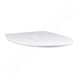 Grohe Bau Ceramic - Siège toilette Slim, SoftClose, blanc alpin 39923000