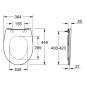 Grohe Bau Ceramic - Siège toilette Slim, SoftClose, blanc alpin 39923000