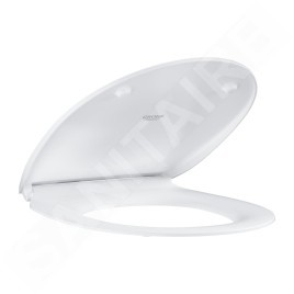 Grohe Bau Ceramic - Siège toilette Slim, SoftClose, blanc alpin 39923000