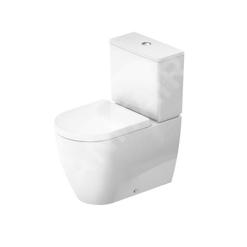 Duravit ME by Starck - Cuvette à poser, évacuation vario, Rimless, blanc 2005090000