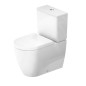 Duravit ME by Starck - Cuvette à poser, évacuation vario, Rimless, blanc 2005090000