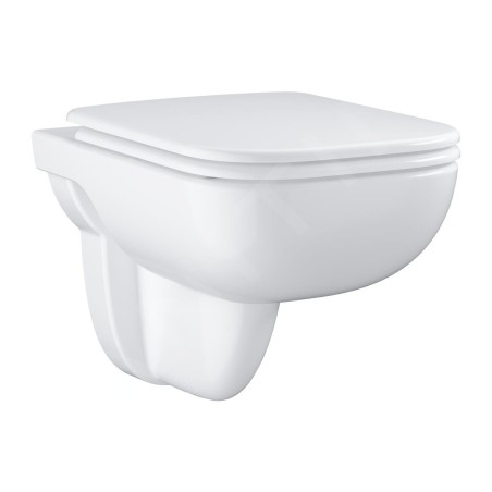 Grohe Start Edge - Cuvette de toilette suspendue avec abattant SoftClose, Rimless, blanc alpin 39815000