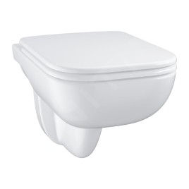 Grohe Start Edge - Cuvette de toilette suspendue avec abattant SoftClose, Rimless, blanc alpin 39815000