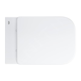 Grohe Start Edge - Cuvette de toilette suspendue avec abattant SoftClose, Rimless, blanc alpin 39815000