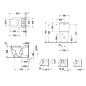Duravit Soleil by Starck - Cuvette combinée de WC, vidage Vario, Rimless, blanc 2011090000