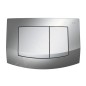 Tece TECEambia - Commande de chasse d'eau, chrome brillant /mat 9240254