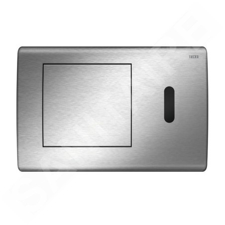 Tece TECEplanus - Commande électronique de chasse d'eau, alimentation  depuis pile, inox 9240350