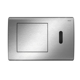 Tece TECEplanus - Commande électronique de chasse d'eau, alimentation  secteur, inox brossé 9240352