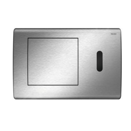 Tece TECEplanus - Commande électronique de chasse d'eau, alimentation  secteur, inox brossé 9240352