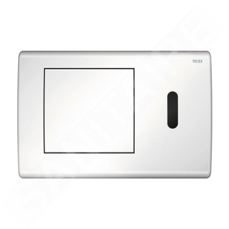 Tece TECEplanus - Commande électronique de chasse d'eau, alimentation  secteur, blanc brillant 9240362