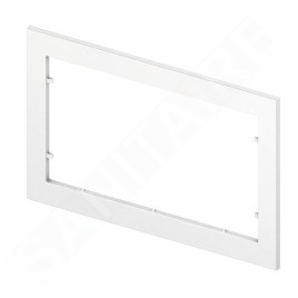Tece TECEnow - Cadre de montage du bouton de chasse d'eau, chrome mat 9240412