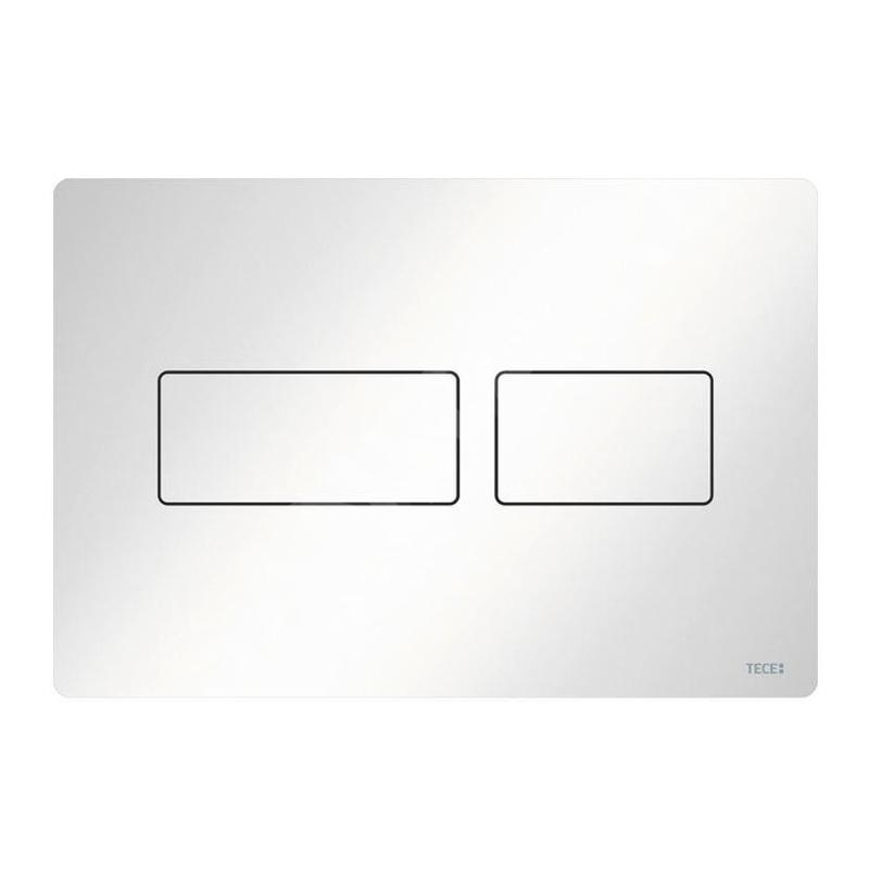 Tece TECEsolid - Commande de chasse d'eau, blanc brillant 9240432