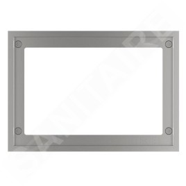 Tece TECEnow - Cadre de montage pour la commande de chasse d'eau encastré dans le carrelage, métal brillant 9240645