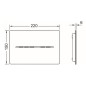 Tece TECEsolid electronic - Commande électronique de chasse d'eau, finition anti-empreintes, alimentation depuis pile, inox