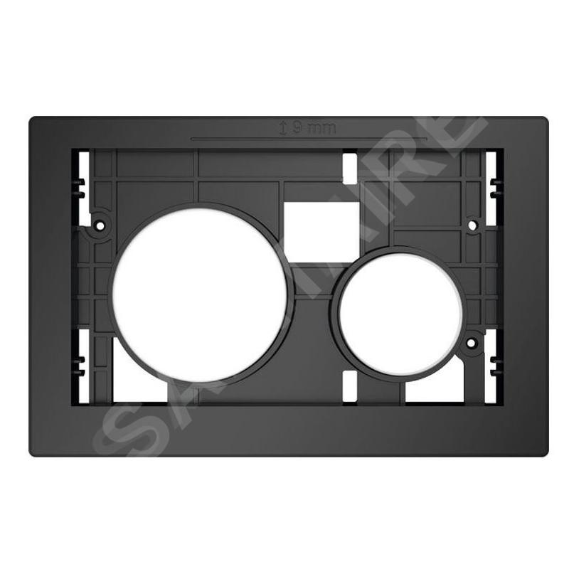 Tece TECEloop - Commande de chasse d'eau, sans couvercle supérieur, boutons : blanc mat 9240618