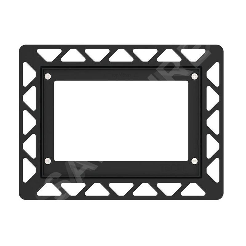 Tece TECEnow - Cadre de montage pour la commande de chasse d'eau encastré dans le carrelage, chrome brillant 9240649