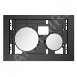 Tece TECEloop - Commande de chasse d'eau, sans couvercle supérieur, boutons : chrome mat 9240665