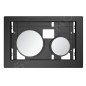 Tece TECEloop - Commande de chasse d'eau, sans couvercle supérieur, boutons : chrome mat 9240665