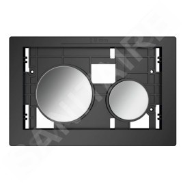 Tece TECEloop - Commande de chasse d'eau, sans couvercle supérieur, boutons : chrome brillant 9240666