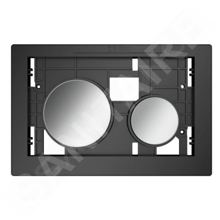 Tece TECEloop - Commande de chasse d'eau, sans couvercle supérieur, boutons : chrome brillant 9240666
