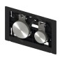 Tece TECEloop - Commande de chasse d'eau, sans couvercle supérieur, boutons : chrome brillant 9240666