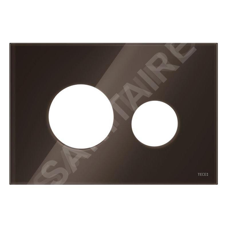Tece TECEloop - Couvercle de commande de chasse d'eau TECEloop, verre marron café 9240678 Tece TECEloop - Couvercle de commande de chasse d'eau TECEloop, verre marron café 9240678