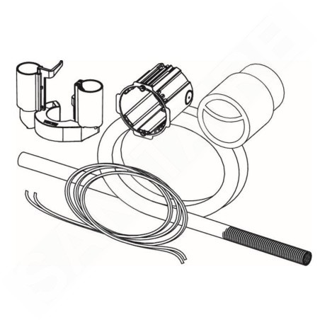 Tece TECEflushpoint - Set pour télécommande de chasse d’eau du réservoir Uni 9240976