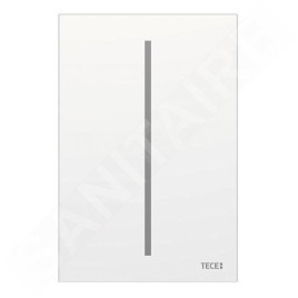 Tece TECEfilo - Commande électronique de chasse d'eau d’urinoir, alimentation secteur, verre blanc 9242060