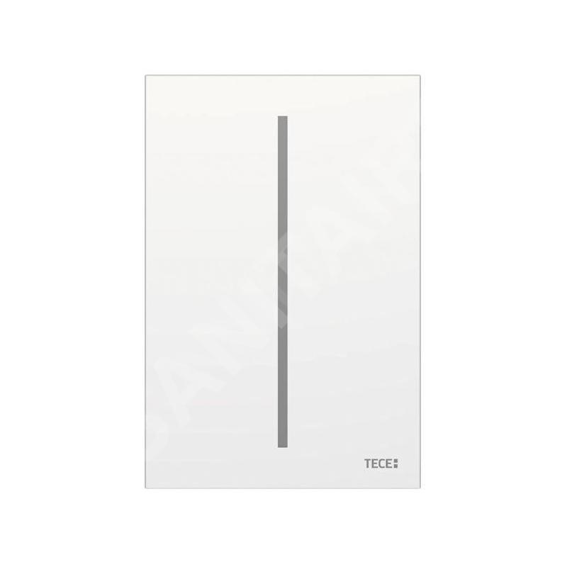 Tece TECEfilo - Commande électronique de chasse d'eau d’urinoir, alimentation secteur, verre blanc 9242060