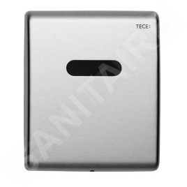 Tece TECEplanus - Commande électronique de chasse d'eau d’urinoir, alimentation secteur, inox brossé 9242352