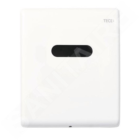 Tece TECEplanus - Commande électronique de chasse d'eau d’urinoir, alimentation secteur, blanc mat 9242355