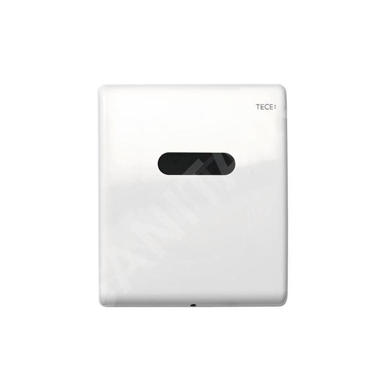 Tece TECEplanus - Commande électronique de chasse d'eau d’urinoir, alimentation secteur, blanc brillant 9242357