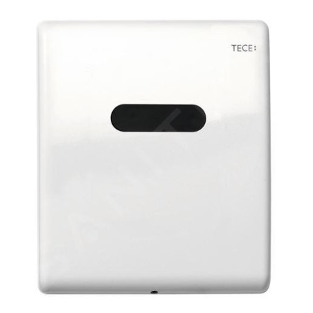 Tece TECEplanus - Commande électronique de chasse d'eau d’urinoir, alimentation secteur, blanc brillant 9242357