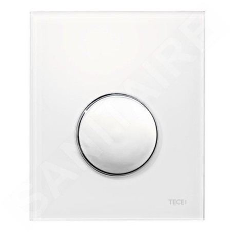 Tece TECEloop - Commande de la chasse d'eau d’urinoir, blanc/chrome brillant 9242627