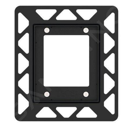 Tece TECEloop - Cadre de montage pour la commande de la chasse d'eau d’urinoir encastré dans le carrelage, chrome brillant